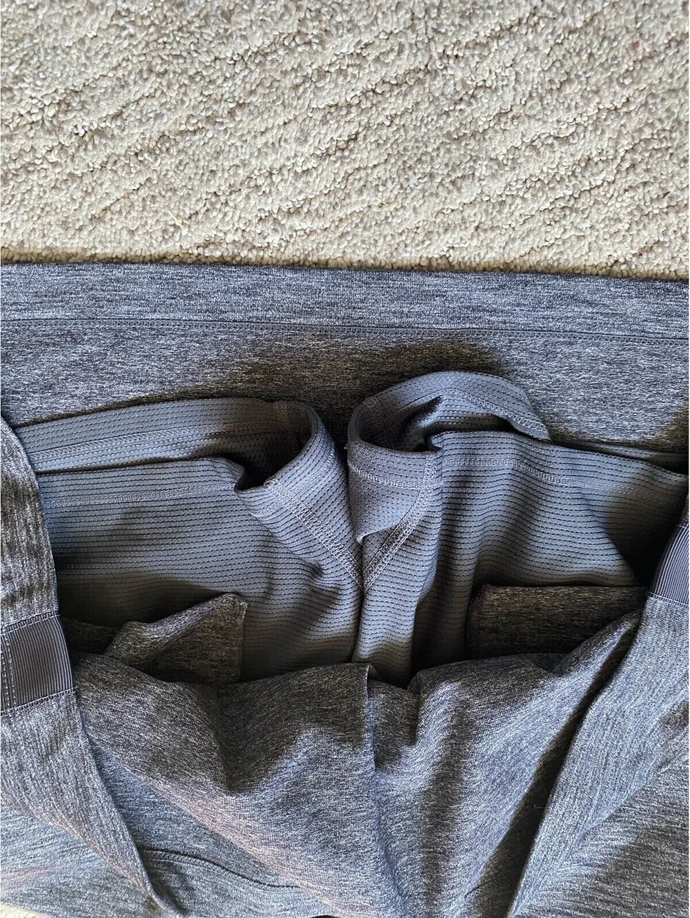 Athleta Dark Heather Charcoal Gray Small Skirt Skort With Pockets 18”
